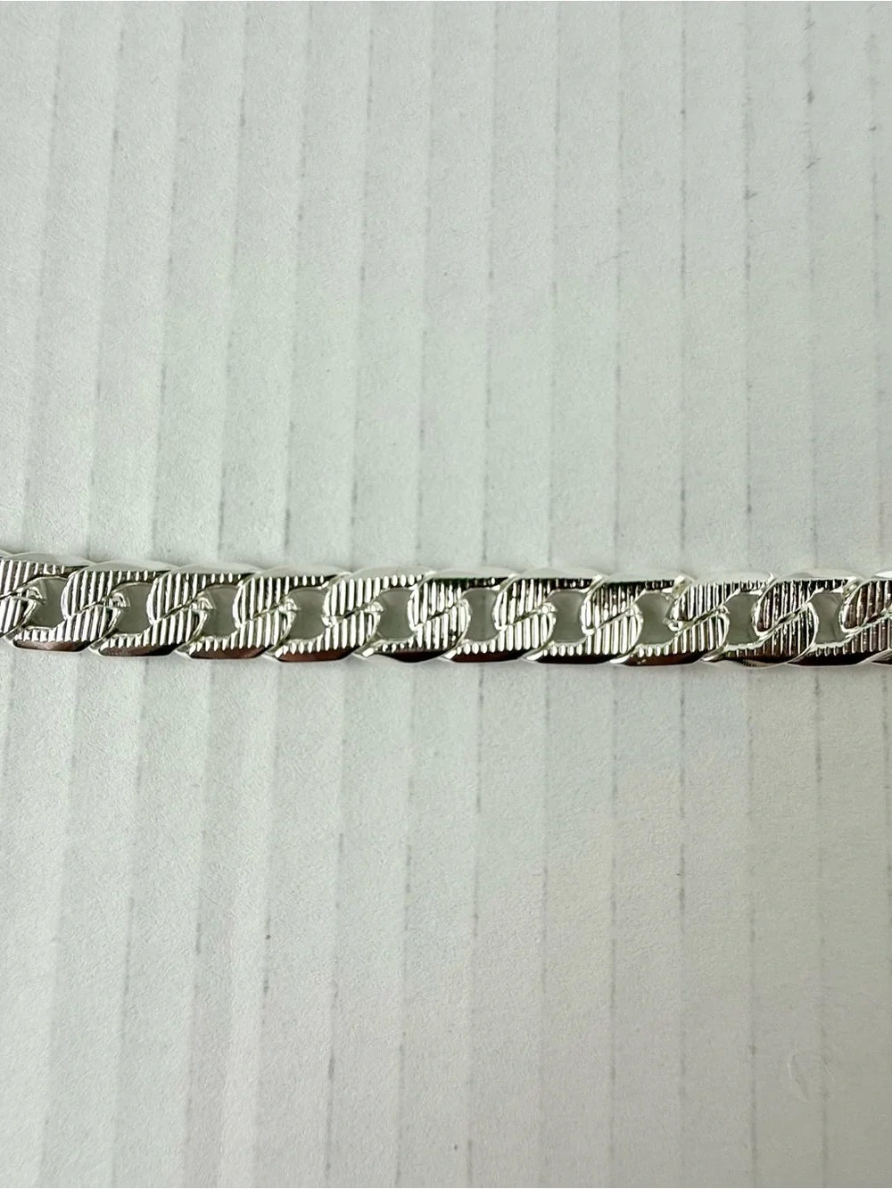 New Sterling Silver Women’s Link Bracelet - Silver